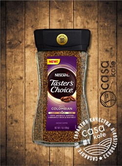 кофе Tasters Choice Colombian (Тестер Чойс Колумбия) 198гр, США