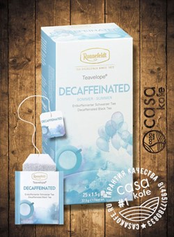 чай Ronnefeldt Decaffeinated 25 пакетиков черный