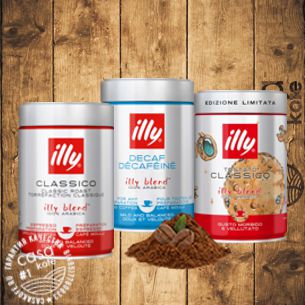 Кофе ILLY молотый, купить кофе ILLY молотый по низкой цене в Москве в фирменном магазине CASAkofe